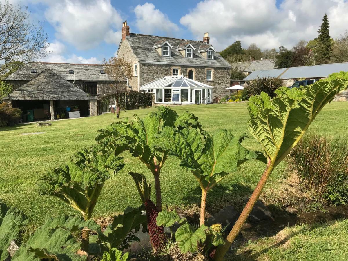 Treveighan Farmhouse Saint Teath Eksteriør bilde